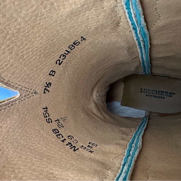 Lucchese Womens Caiman Cowboy Boots - Picture 7 of 8